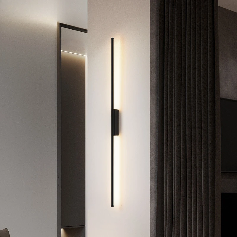 

Bedroom Wall Lamp with New Minimalist Long Strip Design, Living Room Background Wall Lighting