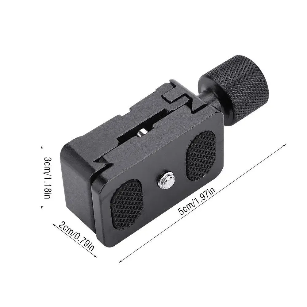 ZLRLMHY 1/4 Quick Release QR Plate Clamp Adapter Mount for Camera Tripod Ball Head