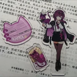 Honkai:Star Rail Blade Kafka Children and Cats Acrylic Figure Stand Model Plate DIY Desk Decor Standing Sign Collection Ornament