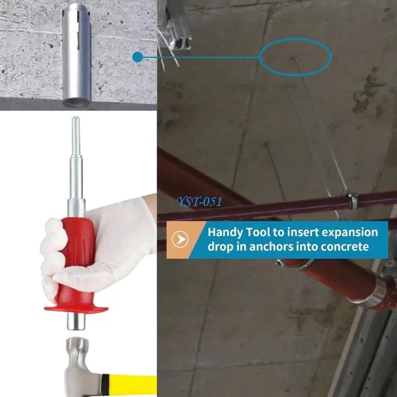 E15A Reliable 1/4Inch Internal Expansion Produced For Easy Hammer Use