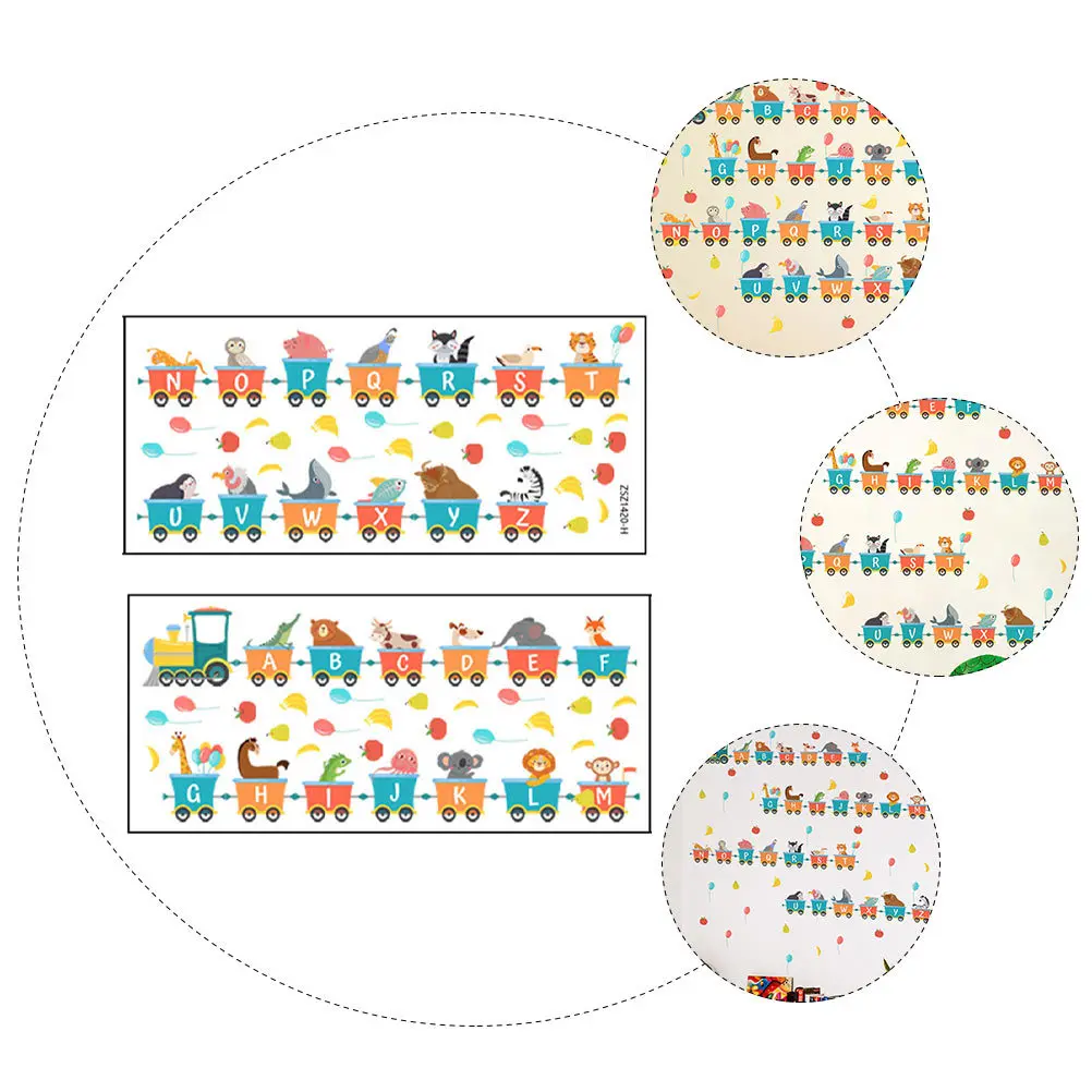 Декоративные наклейки на стену с буквами, для домашнего обучения