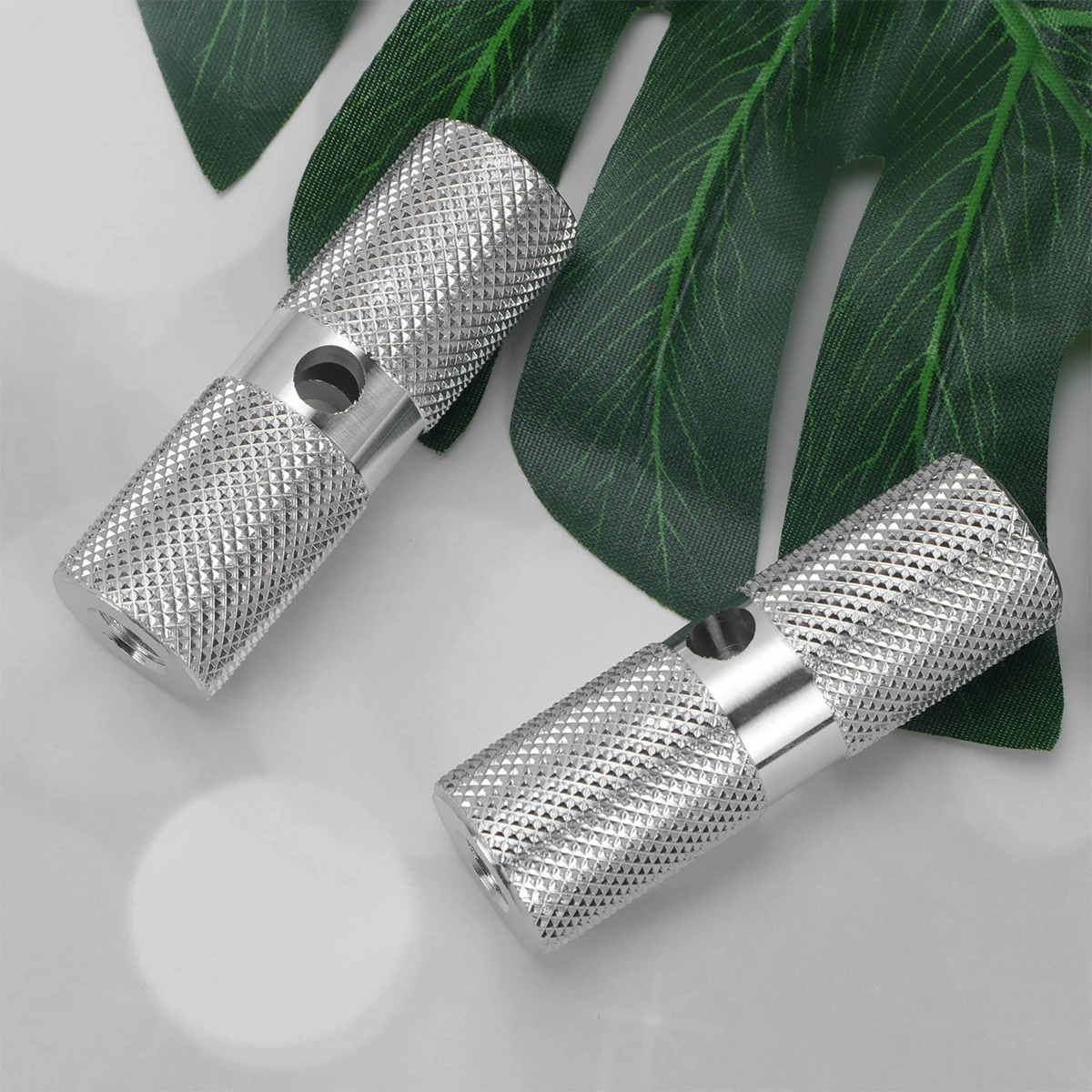 

Bicycle Footrest Aluminum Front Rear Axle Compatible Mountain Aluminum Foot Peg Racing Bikes Replacement Foot Peg Pedal