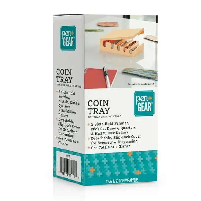 

Bandeja Organizadora de Clasi MGA de Monedas Coin Manager Pro con Envoltorios de Monedas y TPS