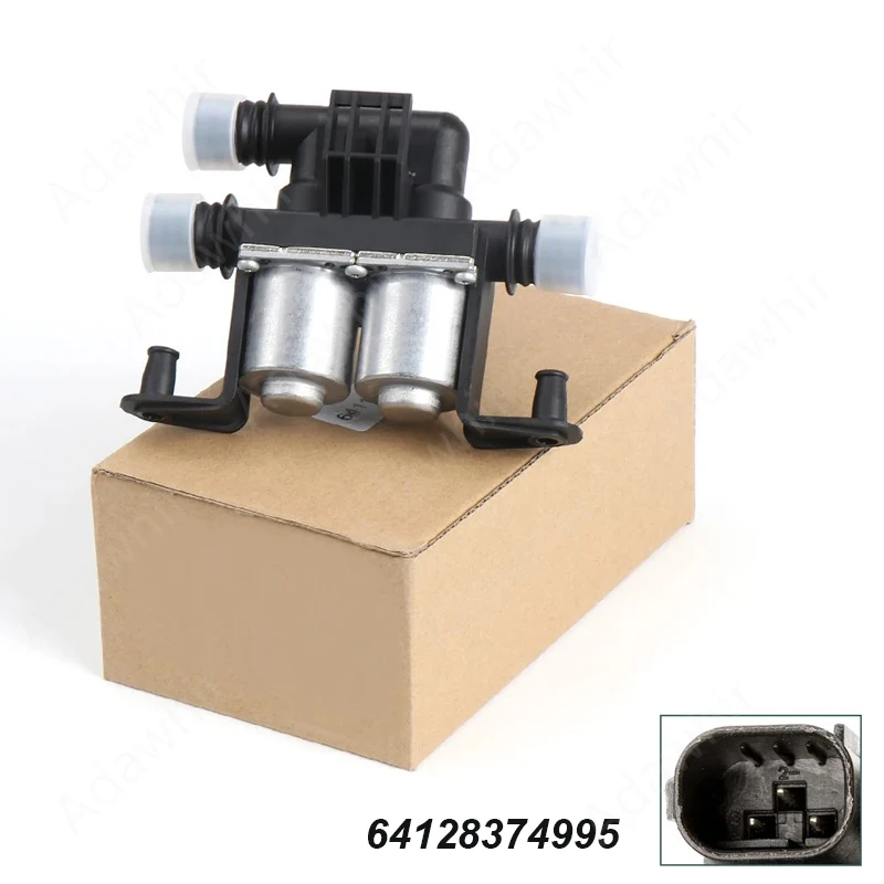 64128374995 64128372016 Heater Control Valve Dual Solenoid Fits For BMW E39 530 540 E53 X5 525i 528i 530i 540i 906652
