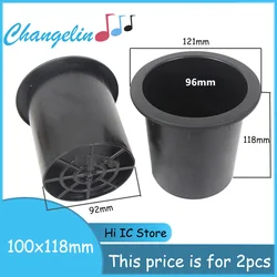 2pcs 100x118mm ABS Speaker Port Tube Bass Reflex Tube 10 inch 12 inch  Loudspeaker Woofer Vent Free Shipping