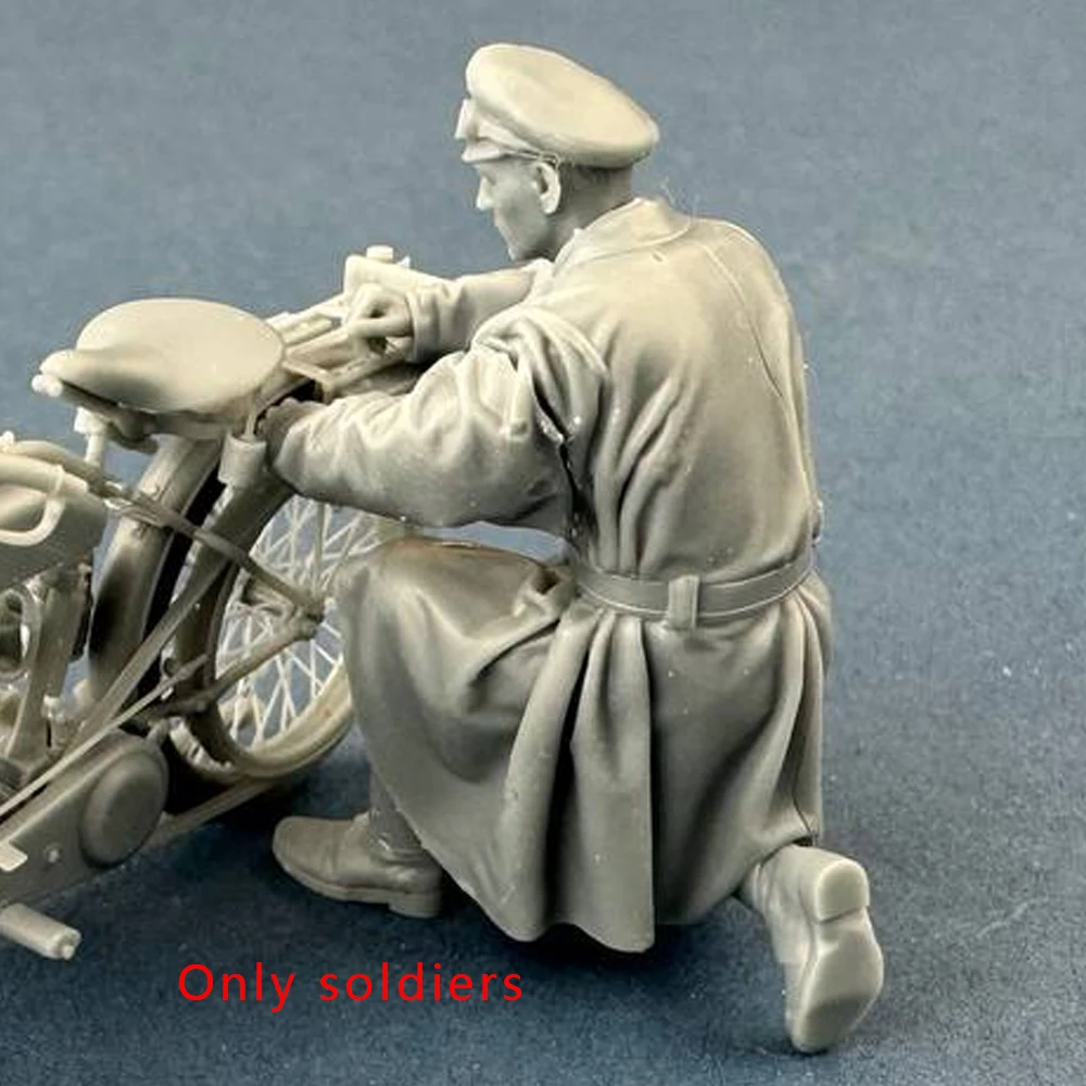 Soldado británico de la Segunda Guerra Mundial, soldado de figura modelo de resina, temas militares, kit sin montar y sin pintar, 1/35