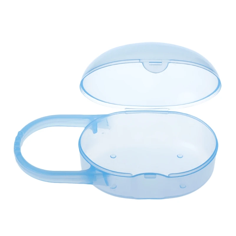 Soild Portable Baby Infant Kids Pacifier Nipple Cradle Case Holder Travel Storage Box 1Pc 4 Colors Pacifier Box