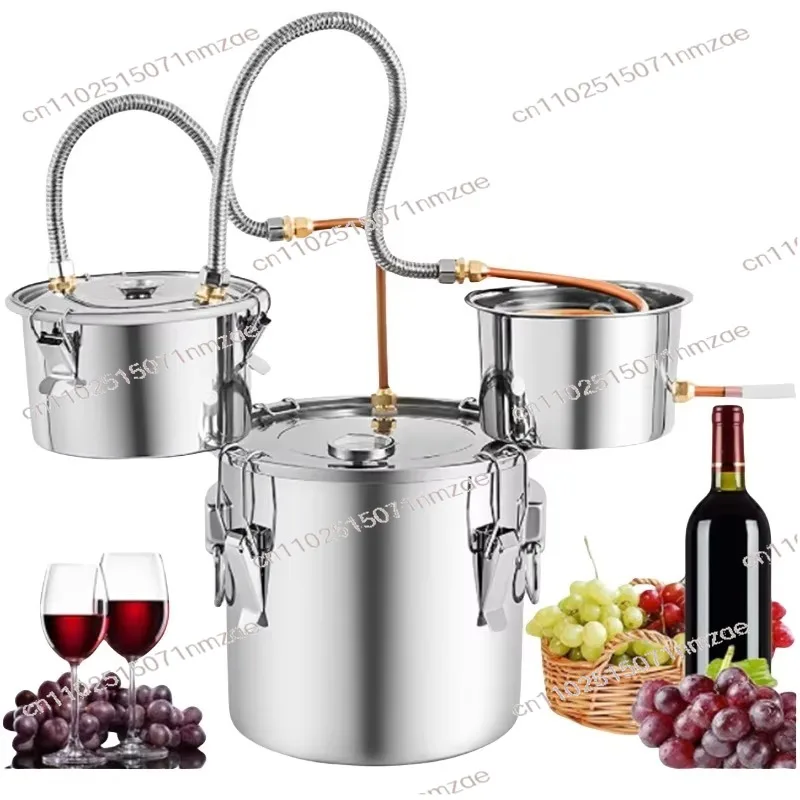 Compact Household Essential Oil Distiller for Beverage & Wine Brewing Distillation Equipment