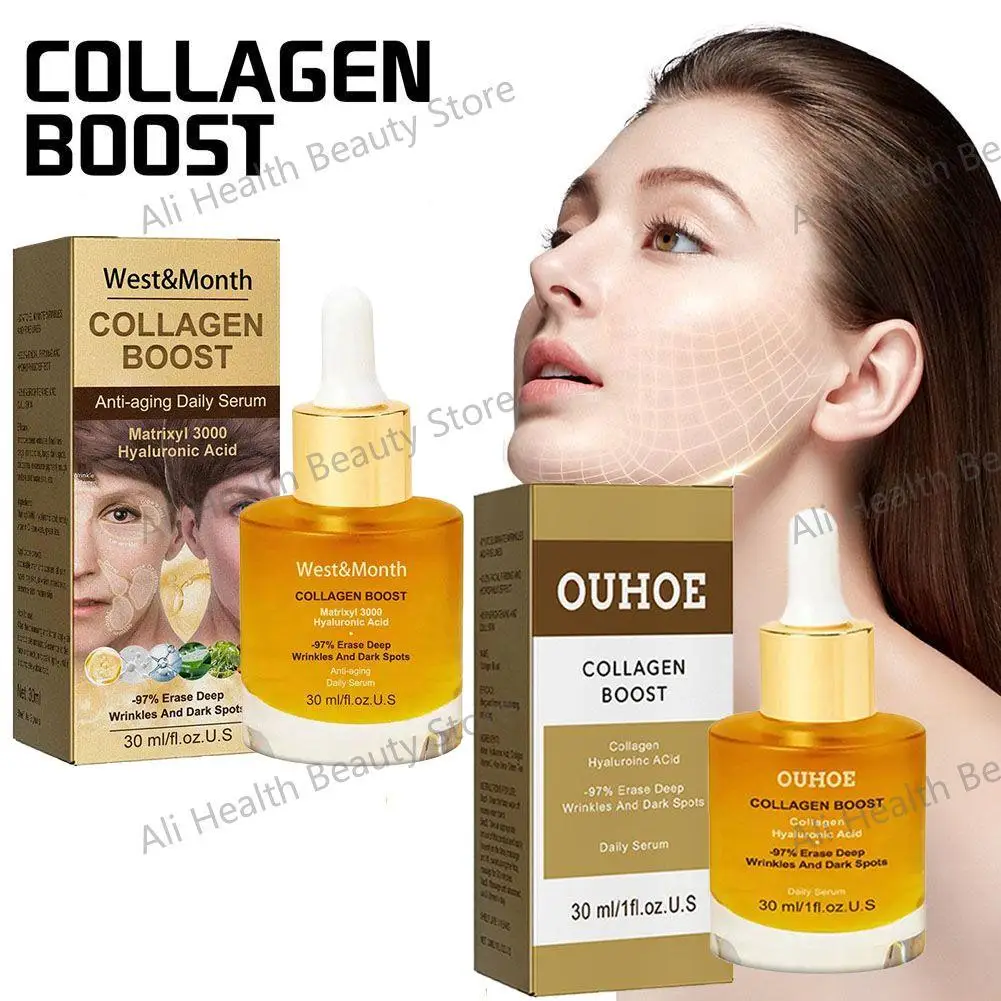 

30ml Advanced Collagen Boost Face Serum Moisturizing Hyaluronic Acid Face Essence Skin Care Facial Product