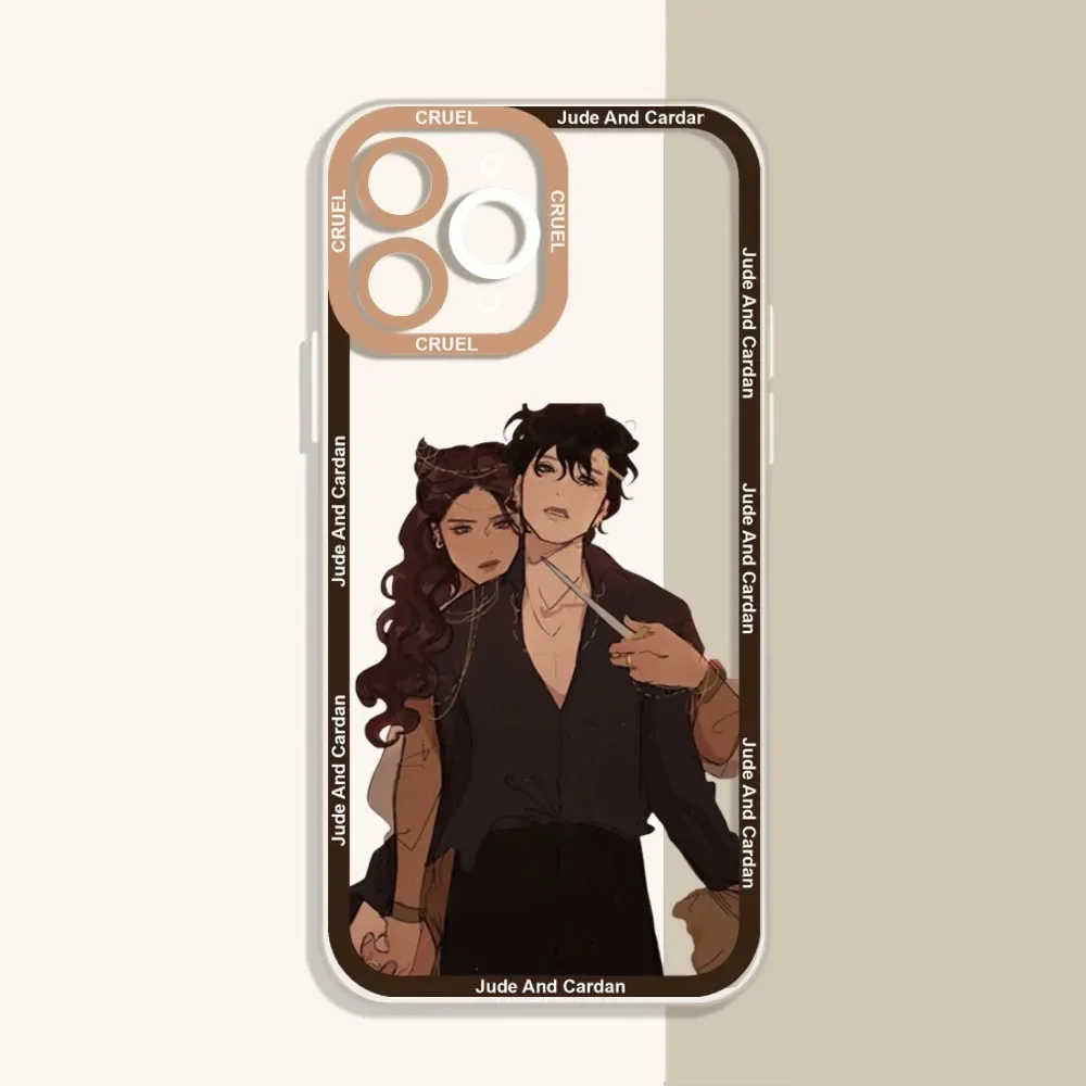 The Cruel Prince Jude And Cardan Phone Case For IPhone 12 11 13 14 15 Pro Max XR XS Max X SE2020 7 8 Plus Case