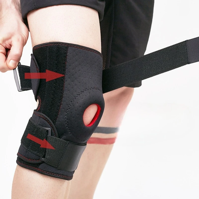 أحزمة ركبة للمشي لمسافات طويلة في الهواء الطلق للرجال والنساء للجري، وركوب الدراجات اللياقة البدنية، والمشي لمسافات طويلة، ومنصات الركبة الرياضية