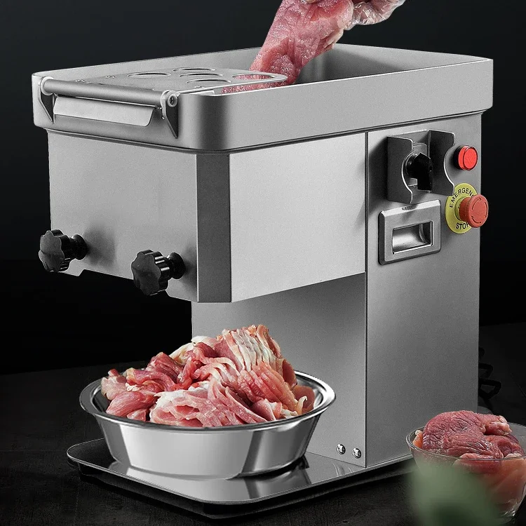 Professional Grade Best Commercial Shredded Strip Butcher Fresh Meat Cutting Machine For Home Use