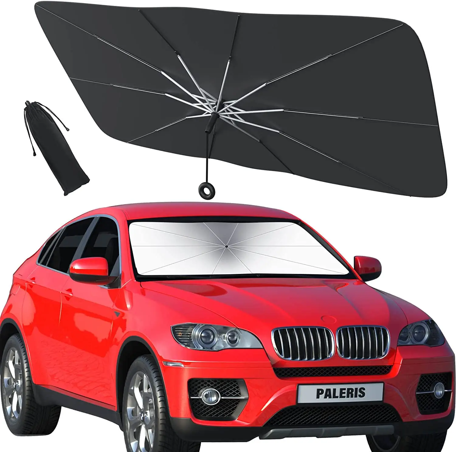 

Car Sunshade Parking Front Window Sunshade Sunblock and Heat Insulation Device Car Windshield Shade Protects Against Ultraviolet