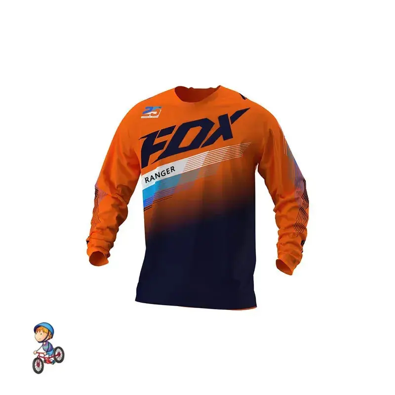 Děti pryč silnice ATV závodní tričko AM RF bicykl cyklistika jízdní kolo fxodownhill dres motocykl dres motokros MTB DH MX ropa D chlapci