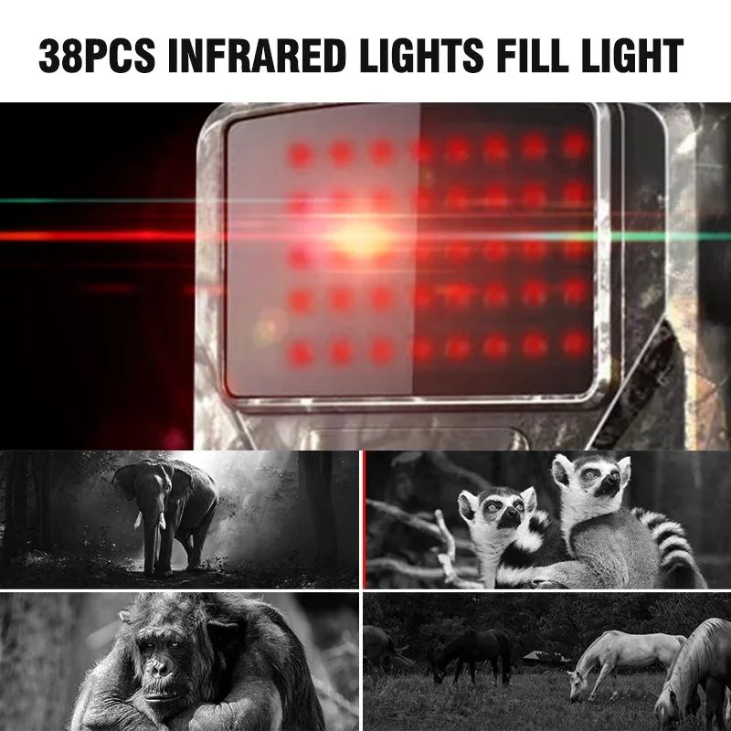 2023 Popular FHD Hunting Trail Camera Outdoor IP66 Waterproof IR Night Trail Camera For Security And Hunting
