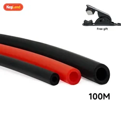 kegland 100m plastic black/red tube 3X6.35/4X8/5X8mm hose pipe garden bar tool kitchen supply
