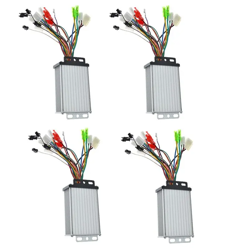 

4X 36V 48V 350W E-Bike Brushless Controller 6 Tube Dual Mode For Electric Bicycle Scooter Speed Intelligent Dual Motor-A00E