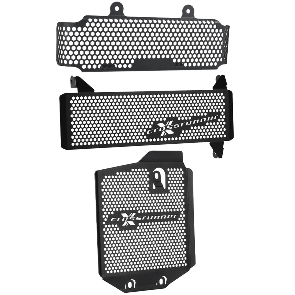 Motorfiets Oliekoeler Beschermer & Bovenste Onderste Radiator Grille Beschermkap Set Voor Honda Vfr800x Vfr 800 X Crossrunner 2015 -2024