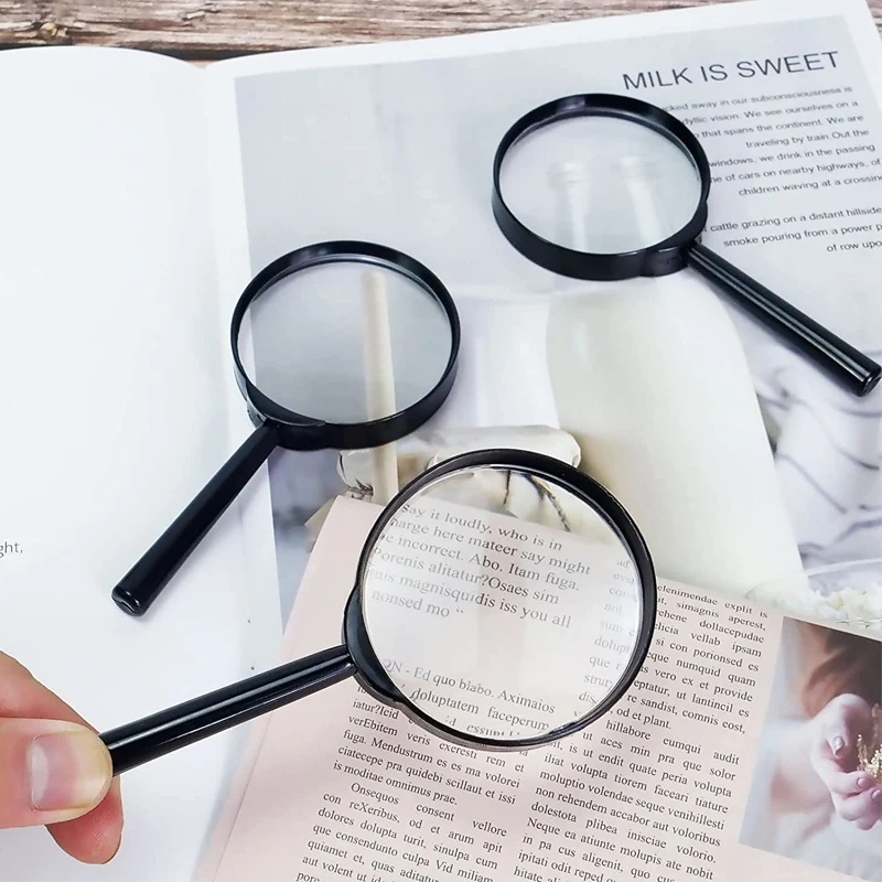 3PCS Magnifying Glass For Kids Science Toys Physics Party Favors Classroom Prizes Juguetes Educativos Montesori Spielzeug
