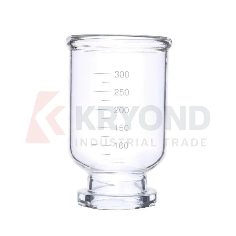 300ml Lab Vacuum Filtration Cup Beaker for 500ml Filtration Apparatus Sand-Core Membrane Filter Equipment Original Product