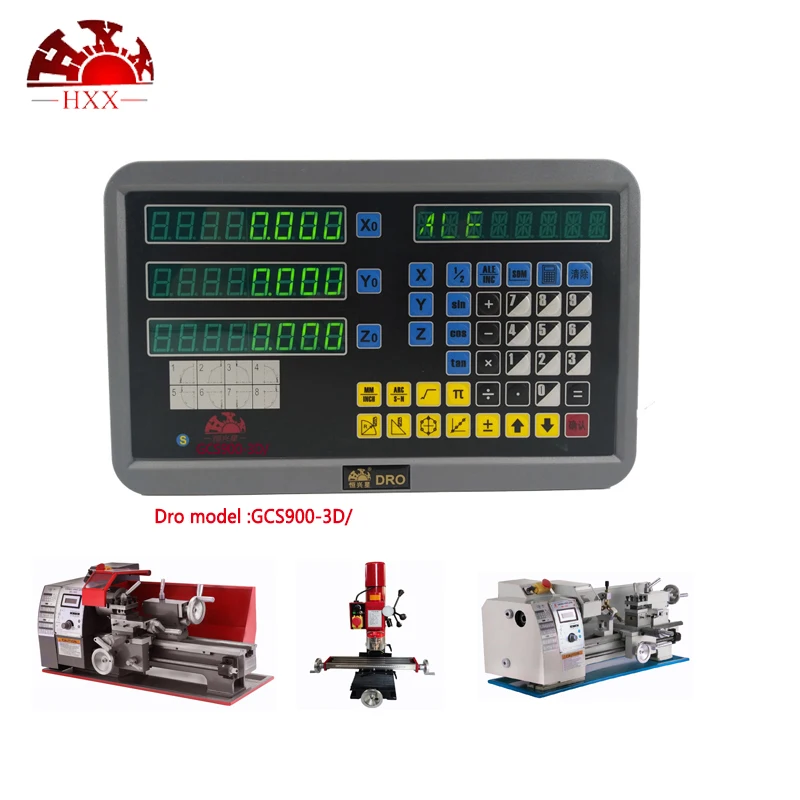 HXX multifunction measuring instruments 3 axis digital readout display DRO GCS900-3D