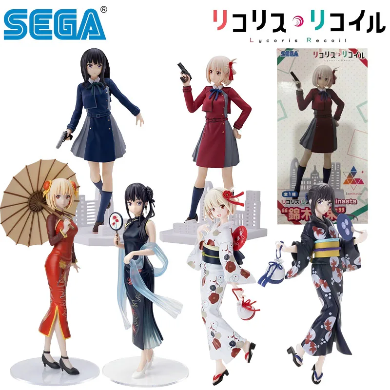 

SEGA Genuine Luminasta Lycoris Recoil Anime Character Nishikigi Chisato Inoue Takina Children's Christmas Gift Model Toy