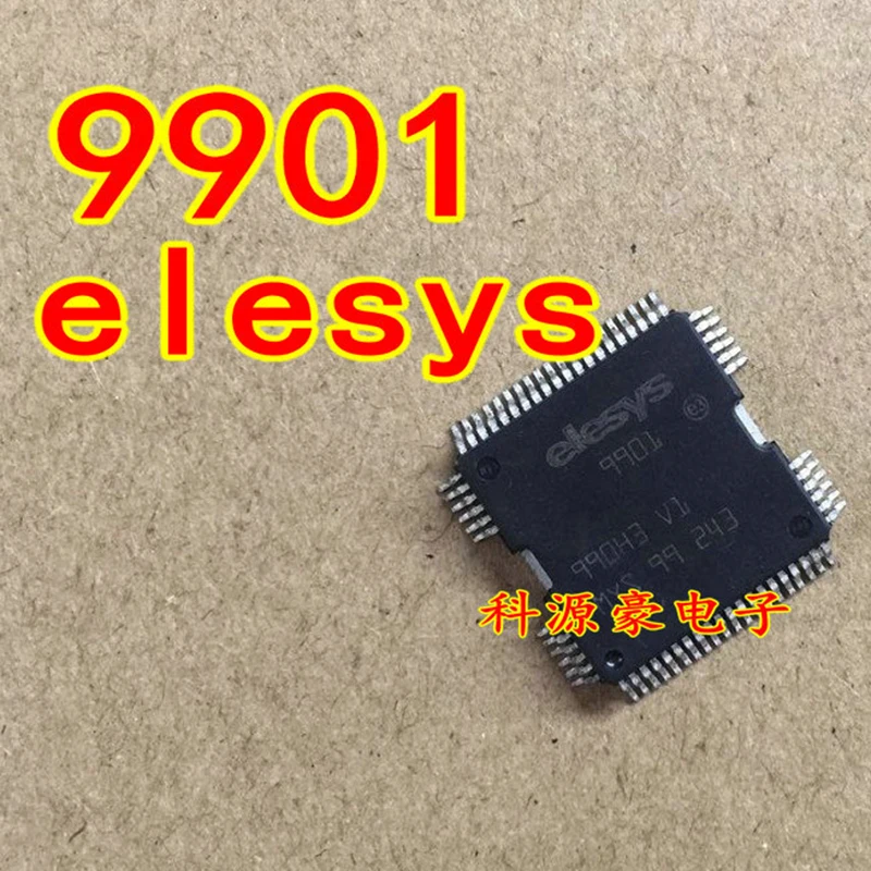 1Pcs/Lot elesys9901 9901 QFP64 Original Brand New IC Chip Car Engine Computer Board Solenoid Valve Drive Auto Accessories