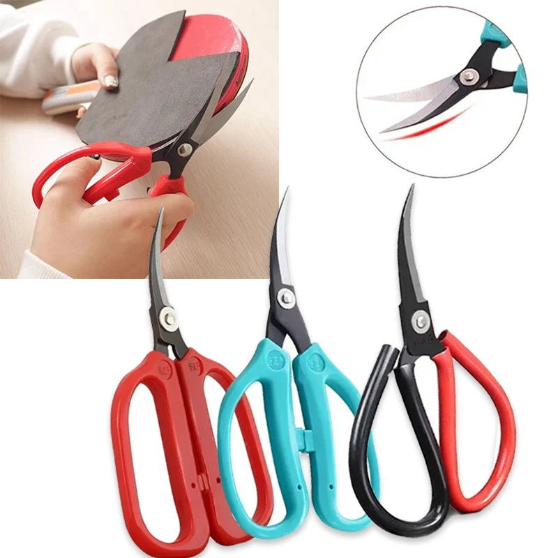 Table Tennis Rubber Elbow Scissors Ping Pong Bat Rubber Cutting Scissors Sharp Professional Cutter Knife with Ergonomic Handle