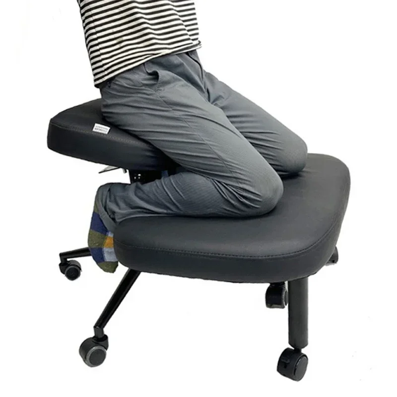 Multi-functional Ergonomic Chair Thickened Cross-legged Chair Household Sedentary Back Chair