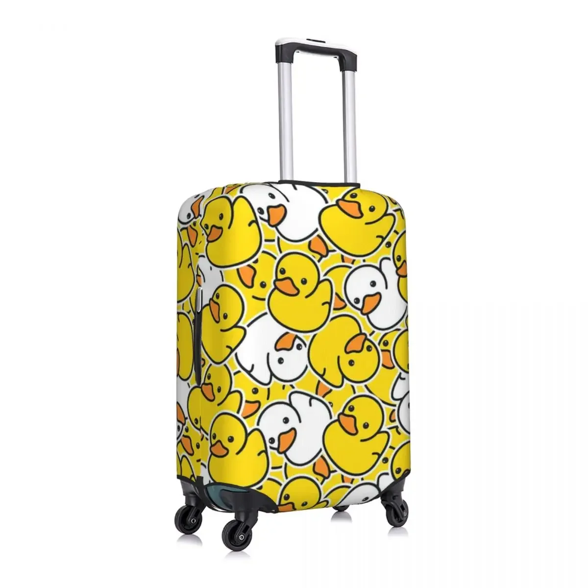 Duck Print Luggage Protective Dust Covers Elastic Waterproof 18-32inch Suitcase Cover Travel Accessories