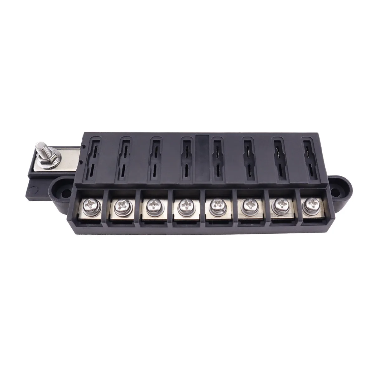 Car Boat Fuse Box Holder With 8 Way Blade Fuse Holder Block & Warning Indicator 12V~24V Power Distribution Panel Board