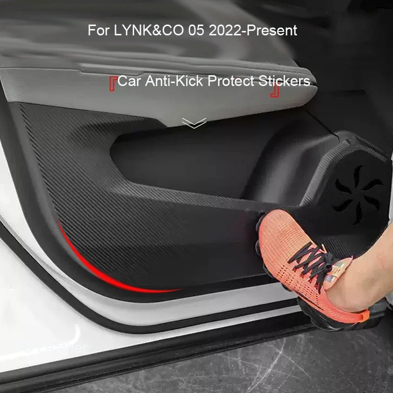 

Для LYNK & CO 05 2022-настоящее время, автомобильная стойка B, дверная защита от ударов, защитная накладка на багажник, устойчивая к грязи, царапинам, автомобильные аксессуары для интерьера