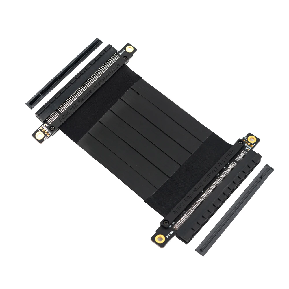 H1111Z Компьютерные кабели Riser PCI-E 16X PCI Express Удлинительный кабель PCIE 16X «мама» на 16X «мама» Удлинитель гибкого кабеля