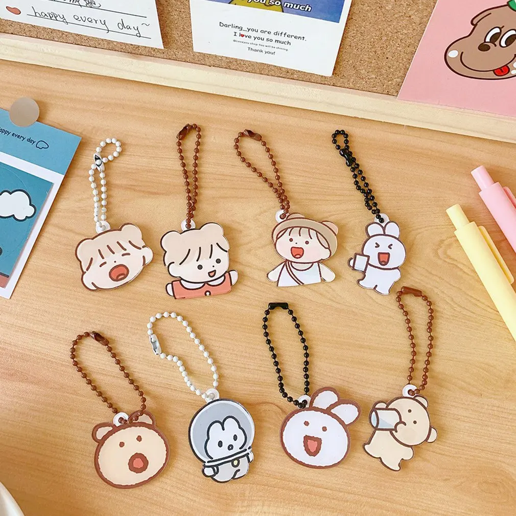 Cute Rhinestone Dachshund Puppy Design Keychain Car Key Ring Decoration Pendant Exquisite Gift For Girlfriend A Variety Of Style