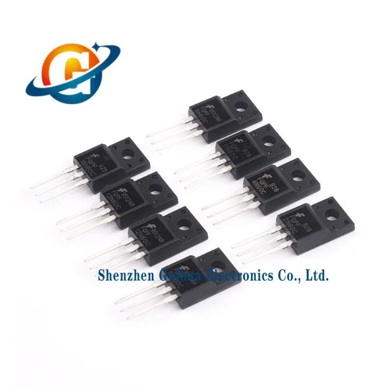 10PCS imported MOS tubes FQPF2N60C/4N60/5N/6N60/7N/8N60/10N60/12N60/13/18/20N60C