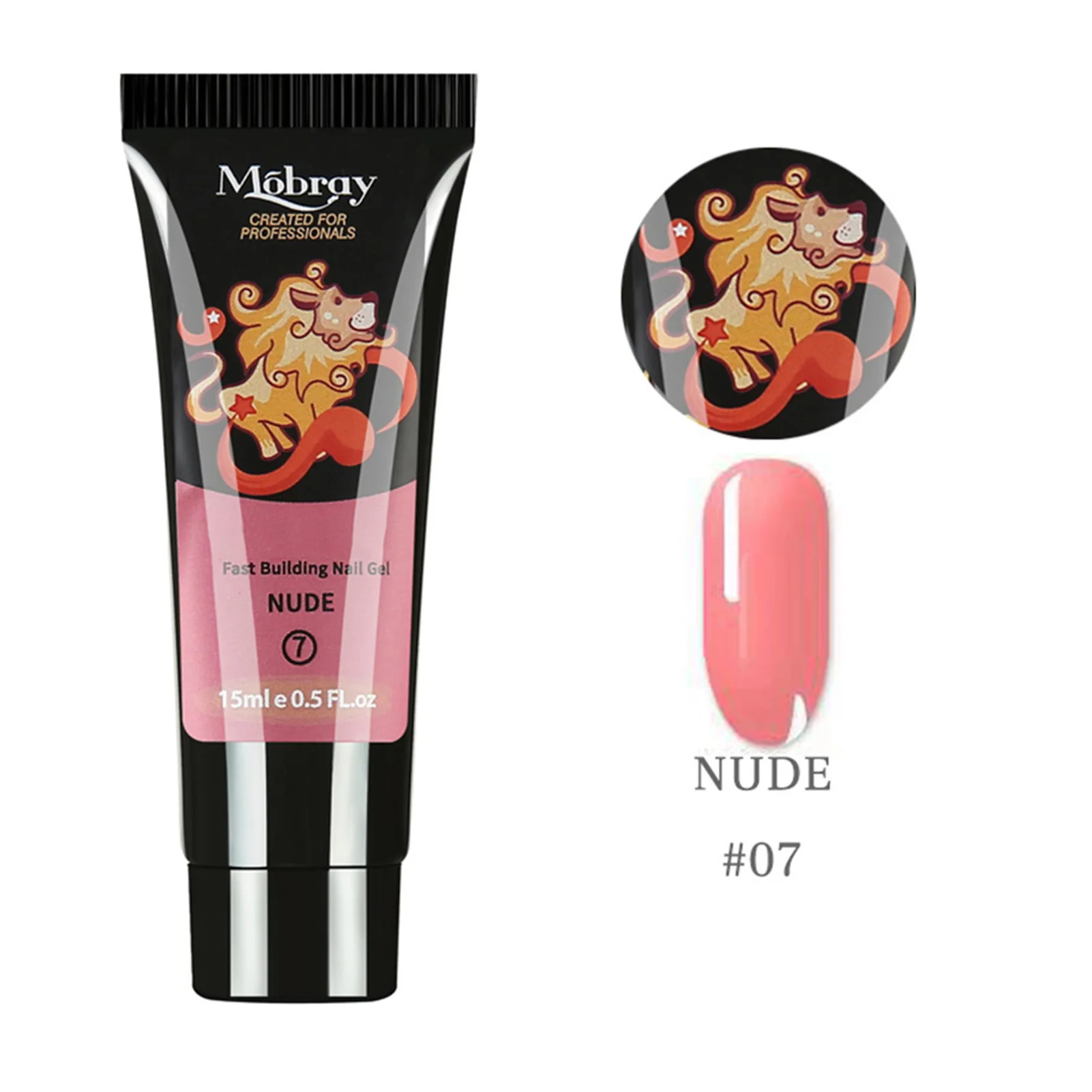 9 colori 15ml Colla per unghie per costruzione rapida Stampi per unghie trasparenti Clip per unghie Set per manicure Kit per costruzione di nail art Kit per costruzione di nail art