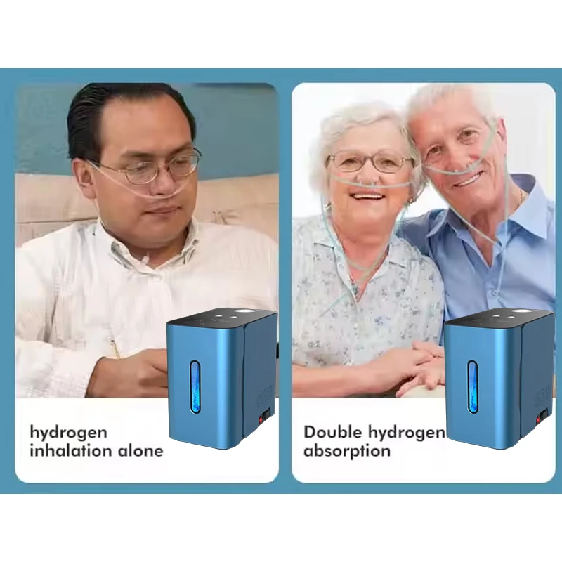 PEM Hydrogen Water Generator Browns Gas Hydrogen Inhalation Machine 99.99% Purity Low Noise Hydrogen Producing Breathing Machine