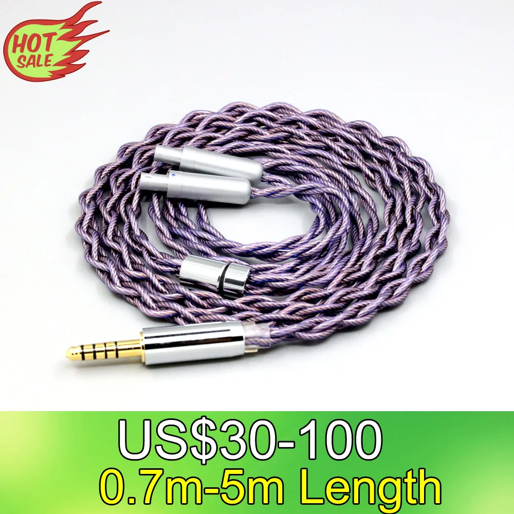 

Type2 1.8mm 140 cores litz 7N OCC Headphone Earphone Cable For Sennheiser HD800 HD800s HD820s HD820 Dharma D1000 LN007877