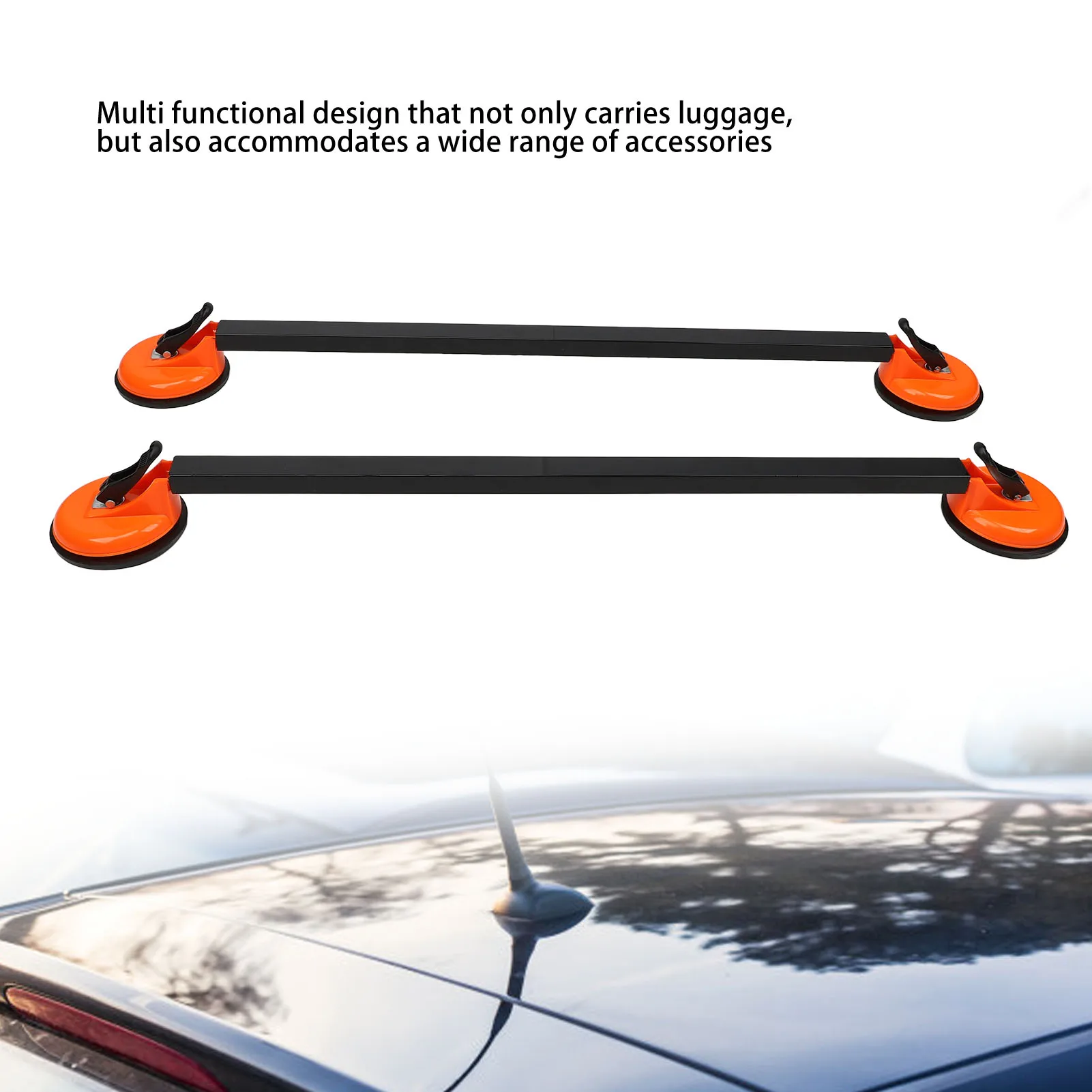 

Car Roof Rack Rooftop Luggage Carrier 36.22 Inch Lightweight High Durability Stable Fixation for Vehicles