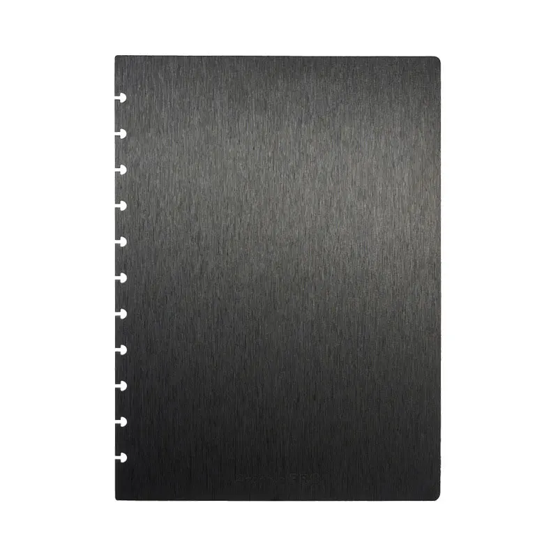 022 mushroom hole A4 A5 B5 B6 letter junior size Notebook cover 2pcs t puncher dividers kawaii Free shipping Transparent black