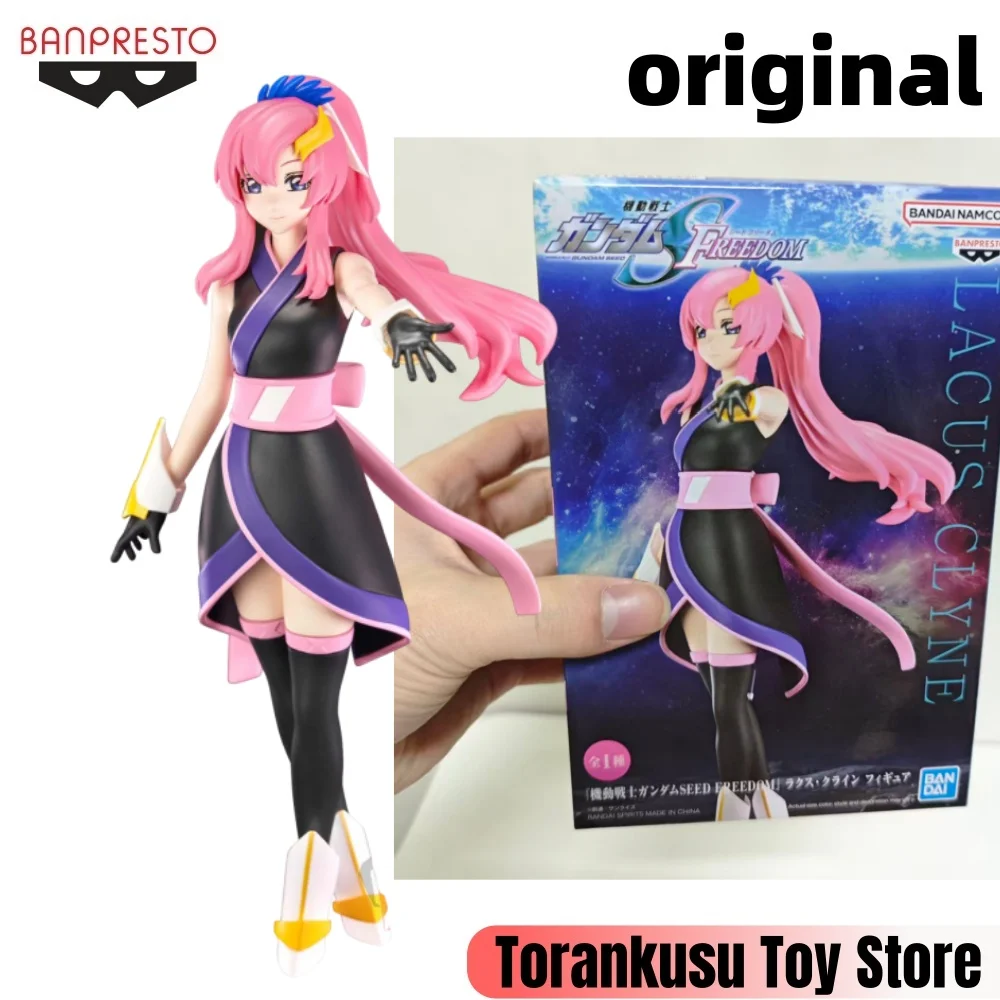 

Banpresto Mobile Suit Gundam SEED Anime Lacus Clyne Action Figures Model Figurine Original Figuarts Decoration Toys