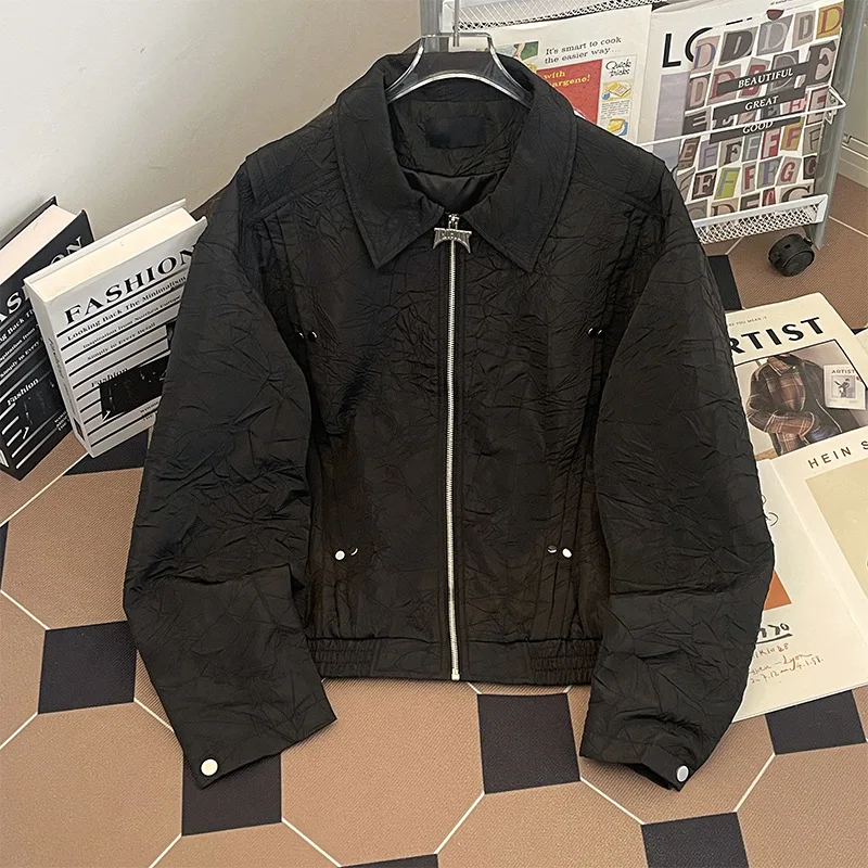 

Biker Jackets Womens Jacket Air Scoop Canvas Drawstring Flared Sleeved Hiking Outdoor Sporty Comfy Flexible Anti-Wind Halloween