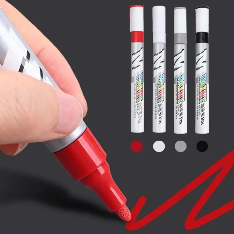 Car Scratch Repair Touch Up Paint Pen Multipurpose Tire Graffiti Pen Auto Motorcycle Bicycle Tyre Paint Marker Letter Repair