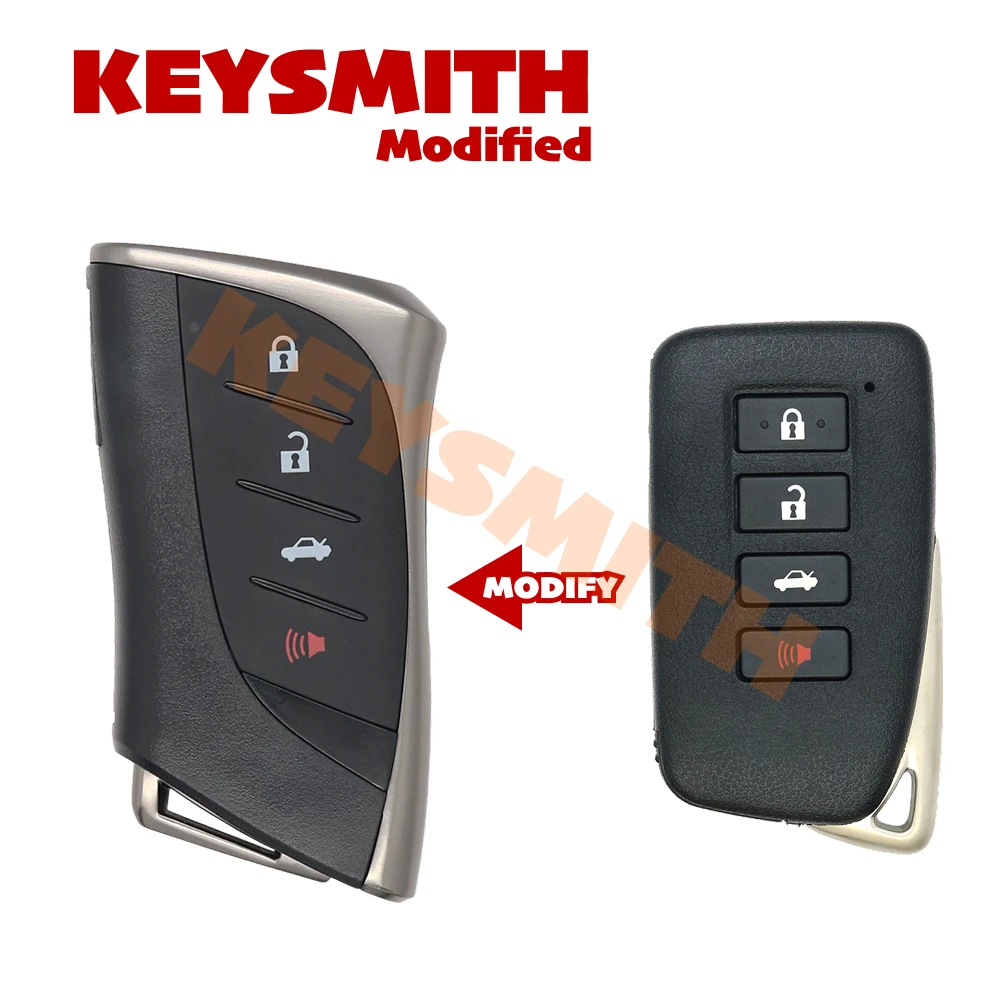KEYSMITH Fernbedienungs-Smart-Key-Upgrade für Lexus NX 200 NX300H RX 350 450H ES 350 ES 300h Schlüsselgehäuse – Detail 4