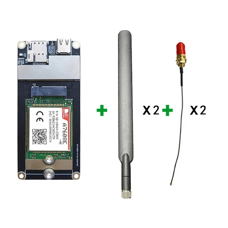 

Type-C to M.2 4G Module Adapter board Test Kit + SIMCOM A7608E-H-M.2 LTE Cat4 Module B1/B3/B5/B7/B8/B20 B38/B40/B41