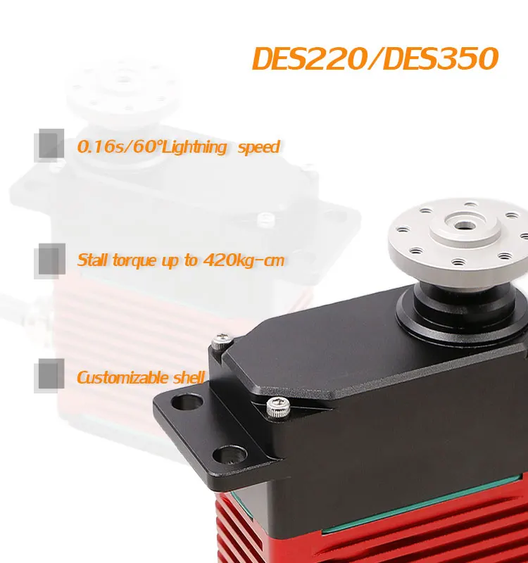 Encodeur magnétique servo sans balais à couple élevé 12V 24V 110kg 220kg 350kg, qualité industrielle robuste pour l'automatisation robotique CNC