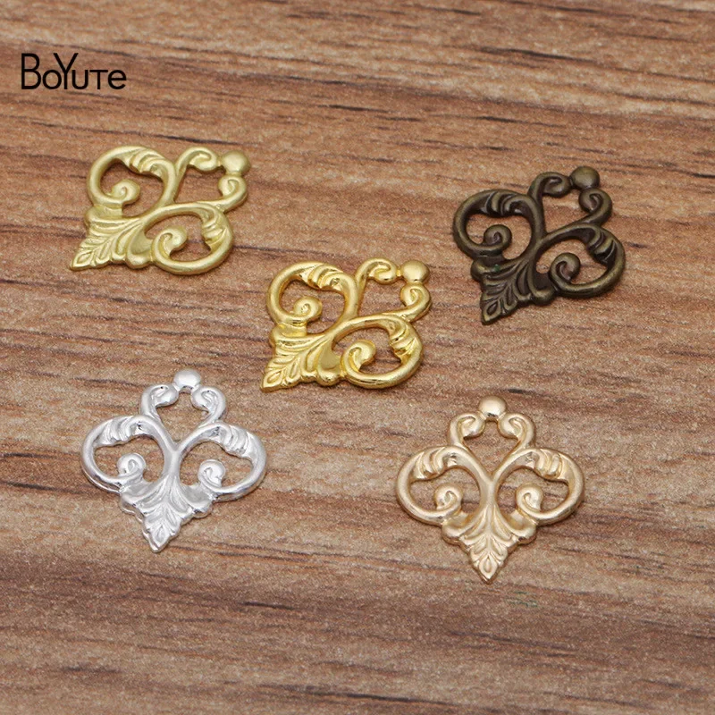 إكسسوارات مجوهرات ذاتية الصنع من النحاس الأصفر-معدنية من نسيج مصغر الأوروبي ، مواد مصنوعة يدويًا ، 13 × 15 ، من إنتاج من من من الذهب من من الذهب