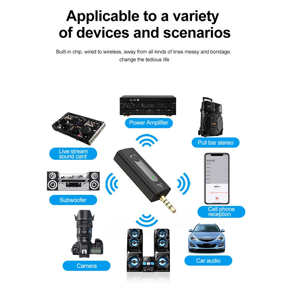 Wireless 3.5mm Lavalier Lapel Microphone Omnidirectional Condenser Mic For Camera Speaker Smartphone Recording Mic For Youtube