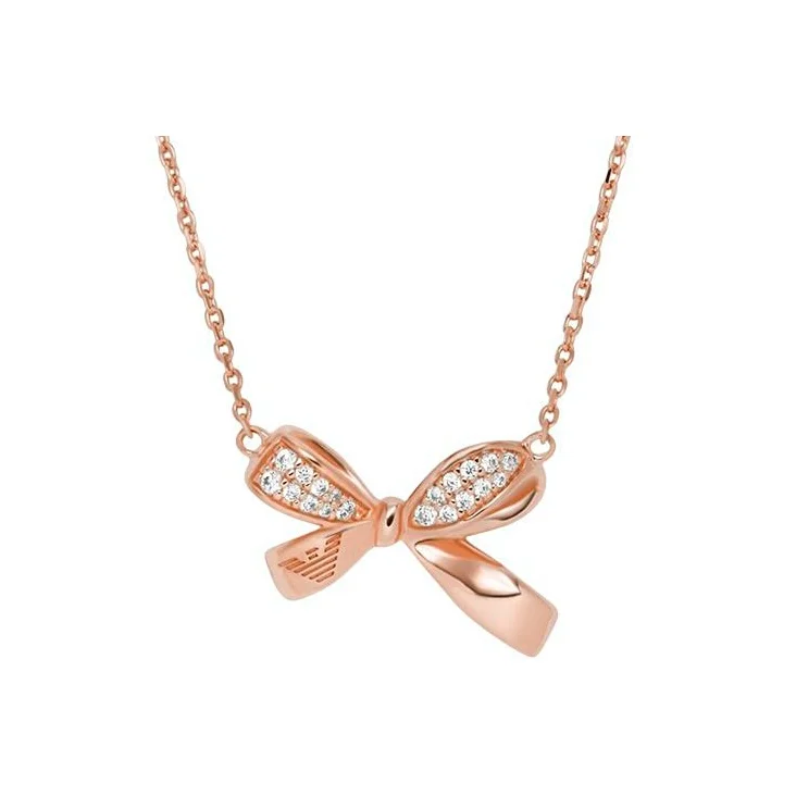 

EMPORIO ARMANI Bow detail Crystal embellished Bracelet EG3543221