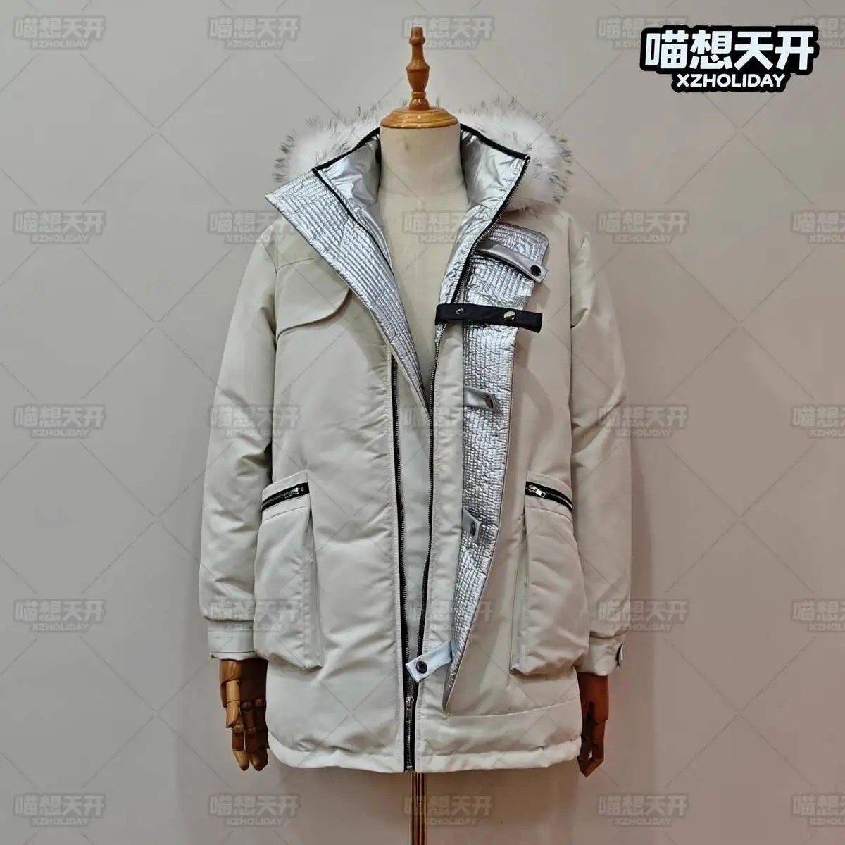 New Love And Deepspace Zayne Li Shen Birthday Send Me To Dawn Down Jacket Winter Letter Fiesta Carnival Halloween Cos Cosplay